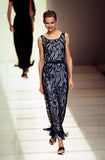 Emporio Armani embroidered gown, SS 1997