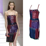 Emporio Armani embellished runway dress, FW 2000