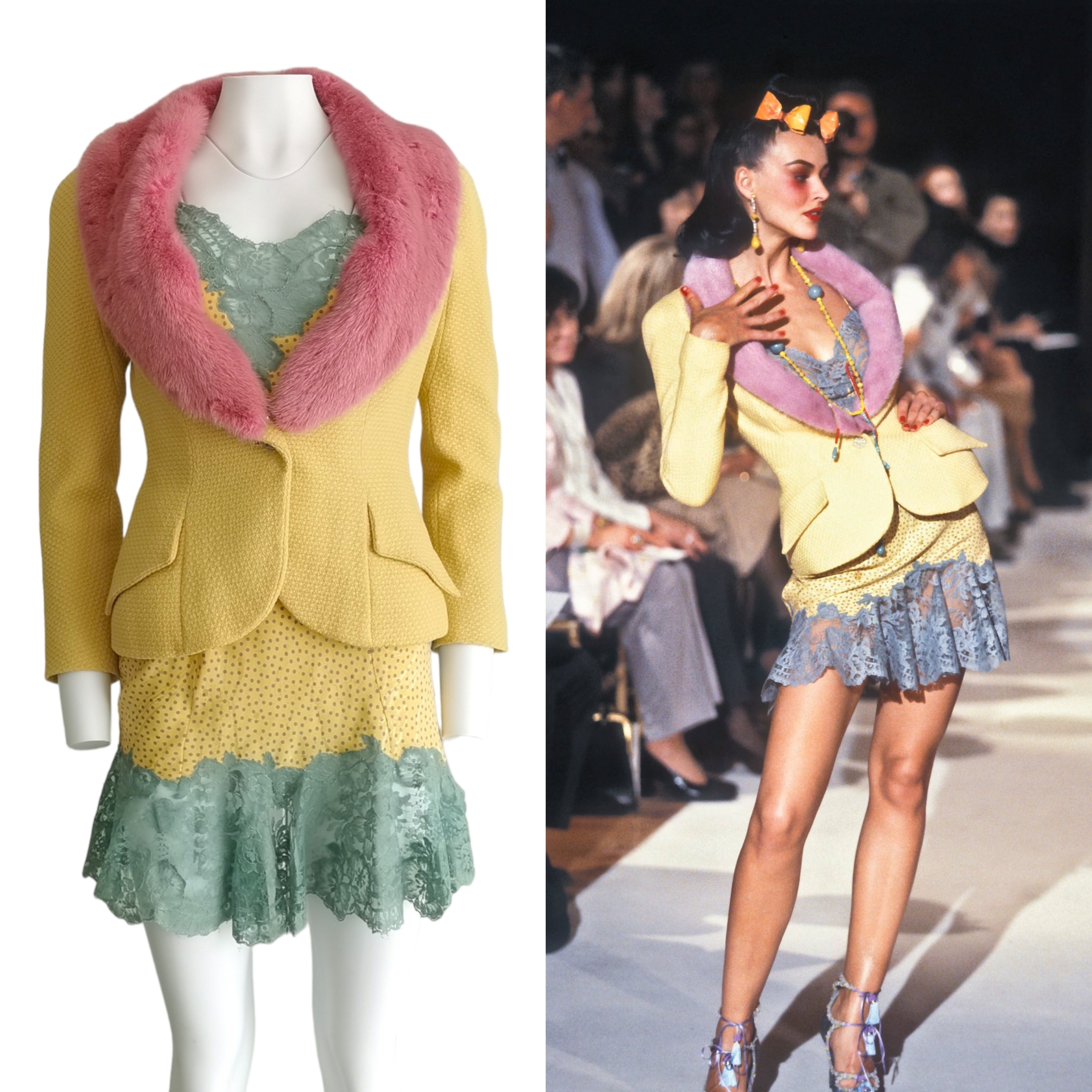 Dior three piece runway set, FW 1997 – My Runway Archive