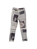 Dior newspaper print jeans, FW 2000