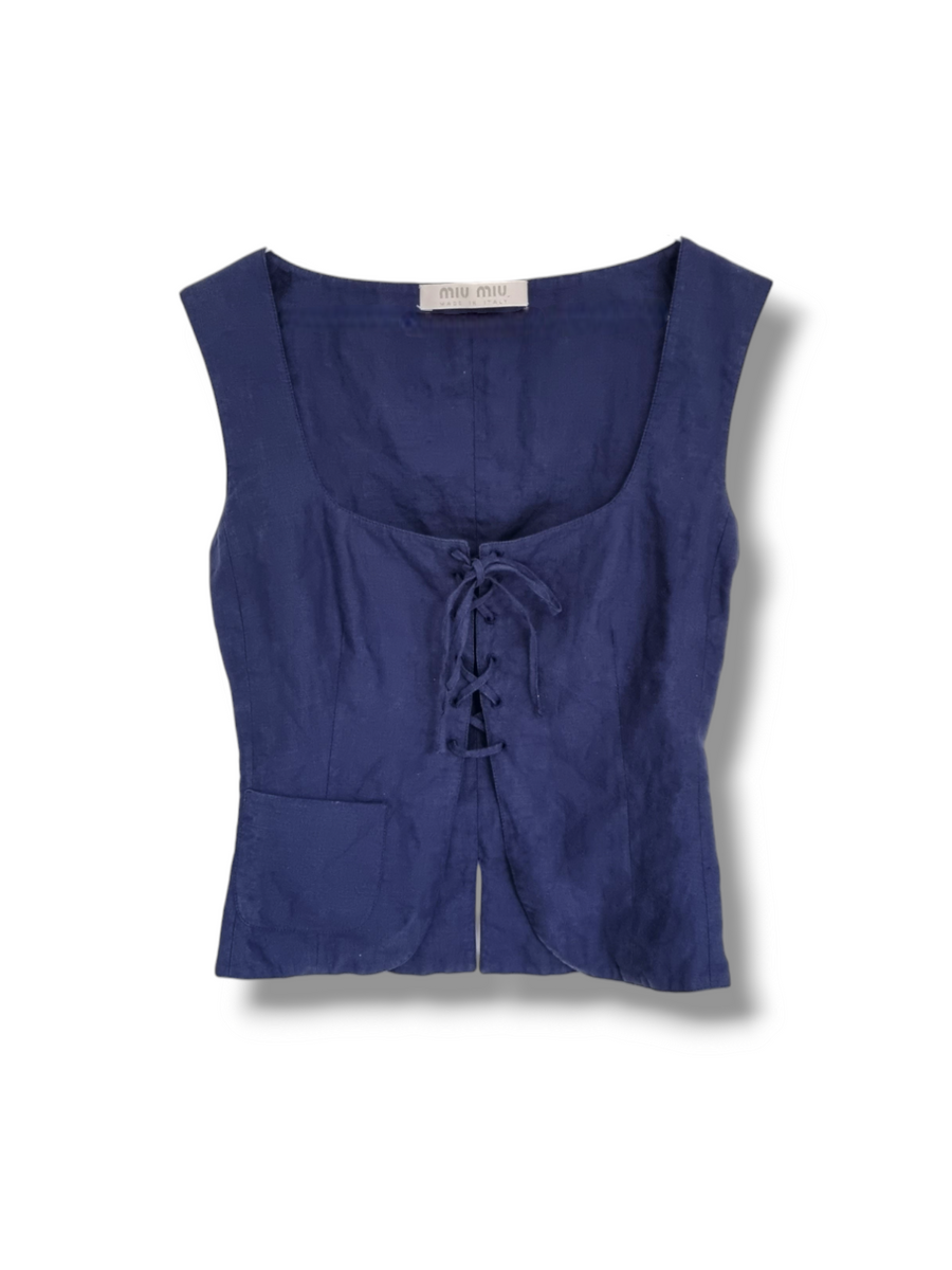 Miu Miu lace up bustier, SS 1998 – My Runway Archive MIU MIU