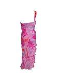 Ungaro floral cutout runway dress, SS 2004