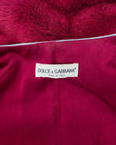 Dolce Gabbana mink collar jacket, FW 1998