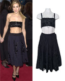 Prada embellished skirt set, SS 2001