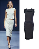 Prada panel insert skirt set, SS 98