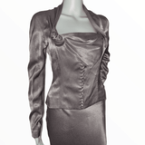 Christian Dior two piece gown with rose motif - My Runway Archive