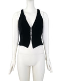 Emporio Armani velvet waistcoat, FW 2000