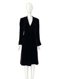 Emporio Armani velvet coat, FW 2000