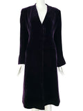 Emporio Armani velvet coat, FW 2000