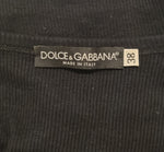 Dolce Gabbana rhinestone logo tank top, c. 2003