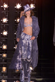 Dior tie dye shearling jeans, FW 2000