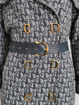 Dior monogram runway trench coat, FW 2000