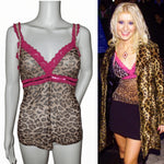 D&G leopard top worn by Christina Aguilera