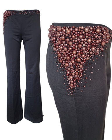 SugarShock Caryl 50s retro polka dots pin up capri pants 3/4 pants |  Suicide Glam