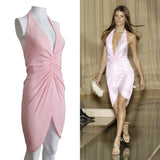 Versace pink runway dress, SS 2005