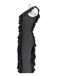Dior silk ruffle gown, FW 2005