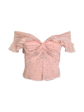 Dior pink corset top, FW 2003