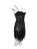 Roberto Cavalli black embellished corset dress, SS 2004