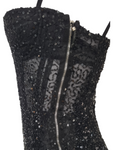 Roberto Cavalli black embellished corset dress, SS 2004