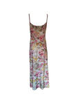 John Galliano floral gazette slip dress
