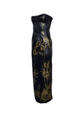 Dolce Gabbana handpainted wetlook runway dress, SS 1999