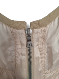 Prada 90s nylon zip corset top