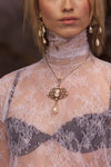 Dolce Gabbana lace runway tunic dress, FW 2001