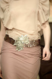 Chloé by Stella mother of pearl runway belt, FW 2001