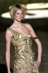 Roberto Cavalli silk corseted runway gown, FW 2001