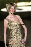 Roberto Cavalli silk corseted runway gown, FW 2001