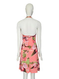 Roberto Cavalli orchid print dress, SS 2005
