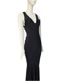 YSL by Tom Ford silk ribbon gown, FW 2003