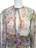 Valentino floral blouse, 2000s