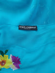 Dolce Gabbana blue runway dress, SS 2002