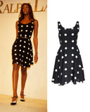 Ralph Lauren polka dot dress, SS 1995