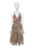 Just Cavalli reptile print dress. 2000s