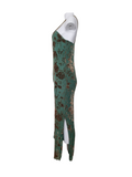 Emporio Armani teal runway gown, FW 1998