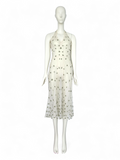 Prada sheer embroidered halter dress, SS 1995