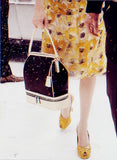 Prada sunflower runway dress, FW 2000