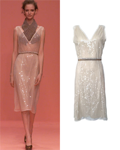 Prada sequin runway dress, FW 2000