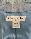 Dior blue ostrich embossed set, FW 2000