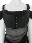 Alexander McQueen bustier top, SS 2005