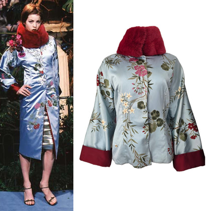 Dolce Gabbana mink collar jacket, FW 1998