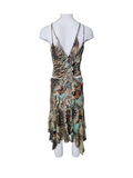 Robert Cavalli feather print set, SS 2004