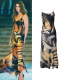 Roberto Cavalli tiger dress, FW 2000