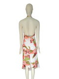 Roberto Cavalli orchid print dress, SS 2005