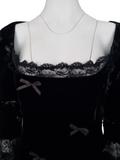 Christian Dior coquette bow dress, late 1970s