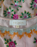 Escada pink embellished runway pants, SS 2001