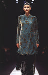 Emporio Armani teal runway gown, FW 1998