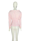 Chantal Thomass pink gingham ensemble, SS 1988